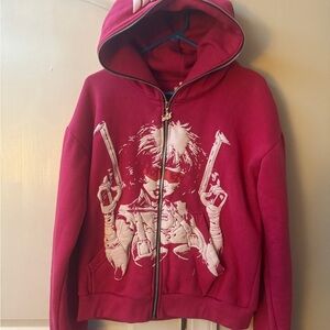 Women’s Pink Graphic Hoodie